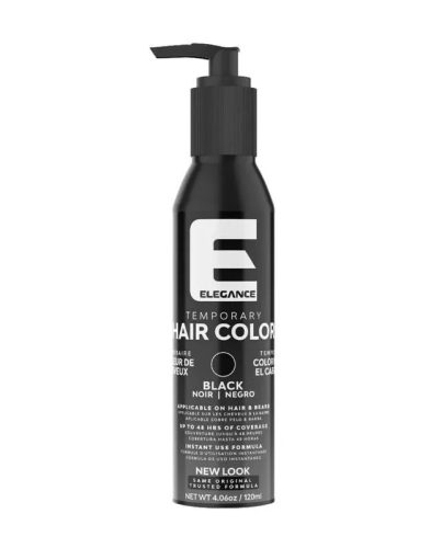ELEGANCE PLUS SEMI PERMANENT HAIR COLOR BLACK 120 ML
