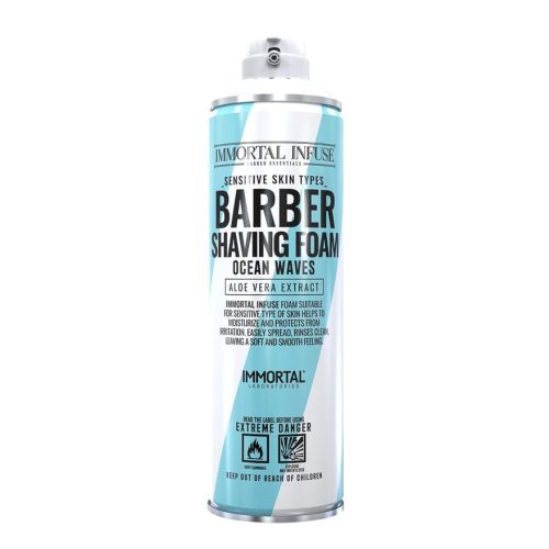 Immortal Infuse Barber Shaving Foam Ocean Waves 500Ml