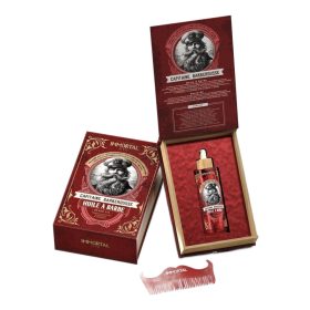   IMMORTAL NYC CAPITANE BARBEROUSSE BEARD OIL 100 ML (WITH FREE GIFT COMB AND OWN BOX)